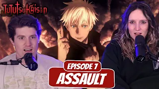 INFINITE VOID! | Jujutsu Kaisen Newlyweds Reaction | Ep 7, "Assault”