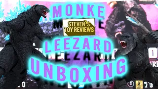 DOUBLE UNBOXING! S.H. MonsterArts Godzilla x Kong The New Empire Figures 2024 Godzilla and Kong