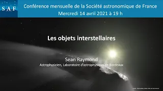Conférence "Les objets interstellaires"
