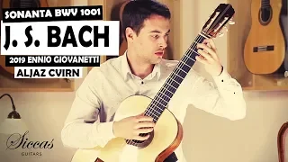 Aljaž Cvirn plays J. S. Bach - Violin sonata BWV 1001 Siciliana on a 2019 Ennio Giovanetti