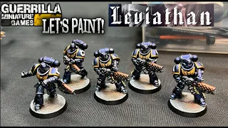 Let's Paint! - Warhammer 40,000: Leviathan - Infernus Marines