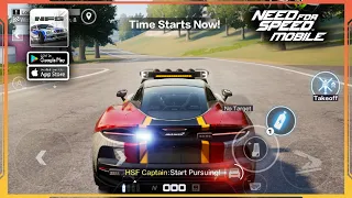 Need for Speed Mobile HOT PURSUIT MODE Gameplay (Android, iOS)