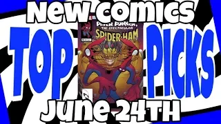 NEW COMIC BOOKS "TOP PICKS LIST" THE COMICS TO BUY JUNE 24TH