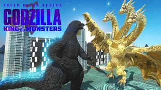 Surviving the Reign of Chaos: Godzilla vs. King Ghidorah! - Animal Revolt Battle Simulator