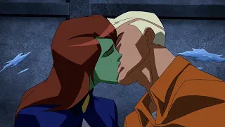 SuperBoy And Miss Martians First Kiss | Young Justice | S1 E11