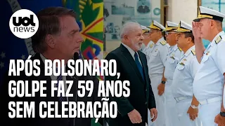 Governo Lula: Após Bolsonaro, golpe faz 59 anos sem celebração e com revisão de anistias