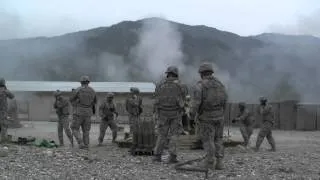 M777 Howitzer Direct Fire Low Charge Bravo Battery 3-321 HD Video 10