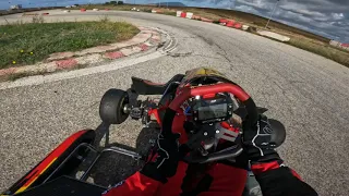 TEST ONBOARD KART KZ 125  KINISIA (TP)