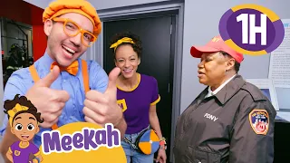 Blippi & Meekah's Fire Station Adventure in NYC! | 1 HR OF MEEKAH! | Educational Videos for Kids