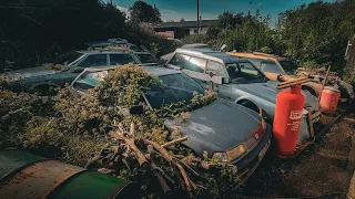 ABANDONED Garden - Filled With RETRO CARS - Ford Volvo Honda | IMSTOKZE 🇬🇧