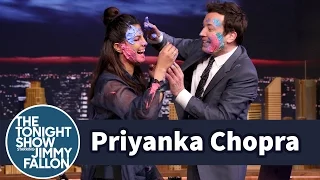 Priyanka Chopra and Jimmy Celebrate Holi with a Messy Paint Fight