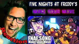 FNAF ULTIMATE CUSTOM NIGHT Song (Make Your Move) by Dawko & CG5 REACTION