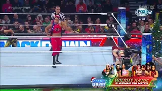 Bianca Belair, Shotzi, Zelina Vega & Michin Vs Damage CTRL Parte 1 -WWE Smackdown 22/12/2023 Español