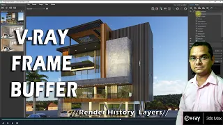 V-ray Frame Buffer And Render History Layers