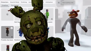 Springtrap if he had Roblox