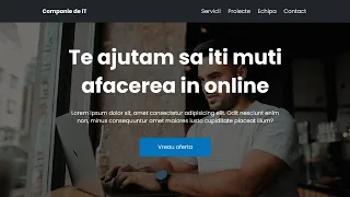 Cum se face un SITE DE PREZENTARE modern cu HTML si CSS (pentru INCEPATORI)