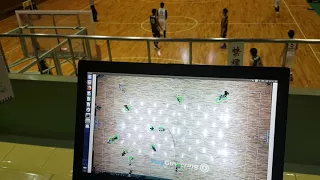 Osaka Basketball real time player & ball tracking based on video stream analysis through AI