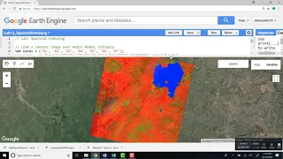 Google Earth Engine Tutorial: Spectral Unmixing of Landsat Bands