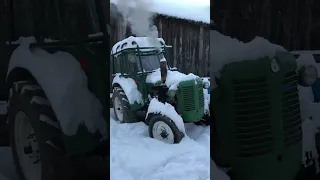 Zimny štart -10 , Zetor Super 50 4,2l +ohen z vyfuku