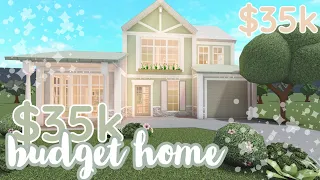 $35k budget home || bloxburg build