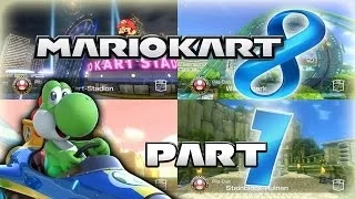 Let's Play Mario Kart 8 Part 1: Pilz Cup - 100ccm: Karts an Decken und Wänden!