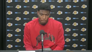 Rui Hachimura PostGame Interview | Los Angeles Lakers vs Memphis Grizzlies