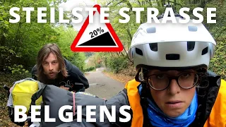 Am Limit? Die steilste Straße von ganz Belgien?! | Fahrrad Weltreise durch Belgien | Nr. 8
