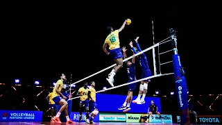 Epic Plays by Men's Team Brazil | VNL Champions of 2021 | HD
