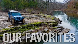 Our Favorites - Exploring the Ozark National Forest in our Jeep Gladiator Rubicon