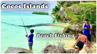 Beach Fishing in Cocos Island || Cocos Keeling Islands