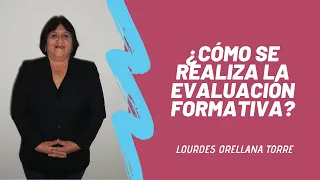 ¿Cómo se realiza la evaluación formativa?