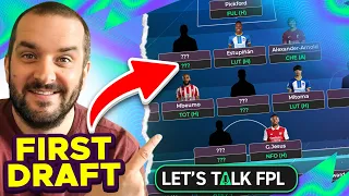MY FIRST FPL DRAFT | Fantasy Premier League Tips 2023/24