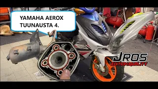 Yamaha Aerox tuunausta 4. #yamahaaerox #aerox