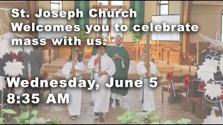 Wednesday June 5, 2024 8:35 AM Mass