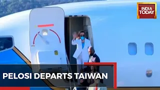 US Speaker Nancy Pelosi Departs Taiwan, Fuming China Hold Military Drills & Promises 'Punishment'