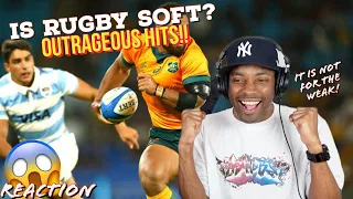 Is Rugby Soft? WATCH THIS Outrageous HITS Reaction | Asia and BJ React