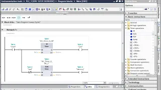 How to Blink Lights in Ladder Logic? - Siemens PLC Programming