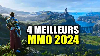 LITTÉRALEMENT Les 4 MEILLEURS MMORPG de 2024 !