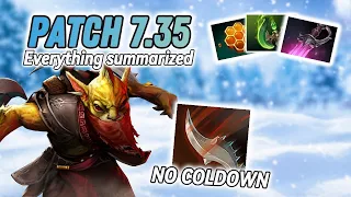 Dota 2 Patch 7.35 - All changes summarized, new items, new abilities and more!