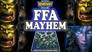 Grubby | Warcraft 3 TFT | 1.29 | FFA on Battleground - FFA Mayhem