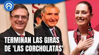 'Las corcholatas' cierran sus giras por el país de cara a la encuesta nacional de Morena