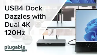 USB4 Dock Dazzles with Dual 4K 120Hz