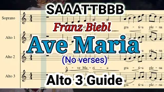 AVE MARIA (Franz Biebl)_Alto 3 Guide