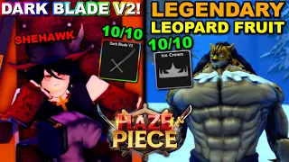 Using The *NEW* Leopard Fruit & Dark Blade V2 In Roblox Haze Piece... Here's What Happened!