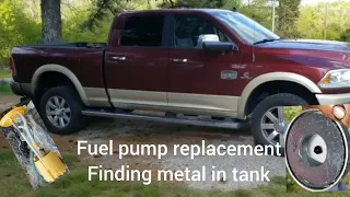 Replacing fuel pump on 2016 Ram