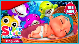 Baby Shark's Ocean Safari + Happy Birthday Family Adventure  - Super Luca KIDS Nursery Rhymes