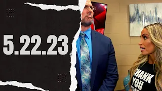 WWE Raw - 05.22.23 - Adam Pearce & Trish Stratus Backstage Segment