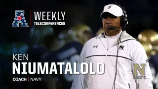 Football Teleconferences Week 8: Navy Head Coach Ken Niumatalolo