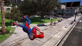 GTA 5 Ragdolls Spiderman ,Cow Jumps/fails (euphoria physics funny moments)  Ultra HD || Part 6