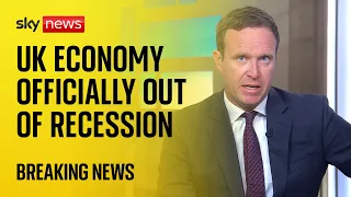 ONS confirms UK economy is no longer in recession